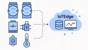 Ilustración de la página Multiplique la potencia de tus módulos ADAM con IoTEdge