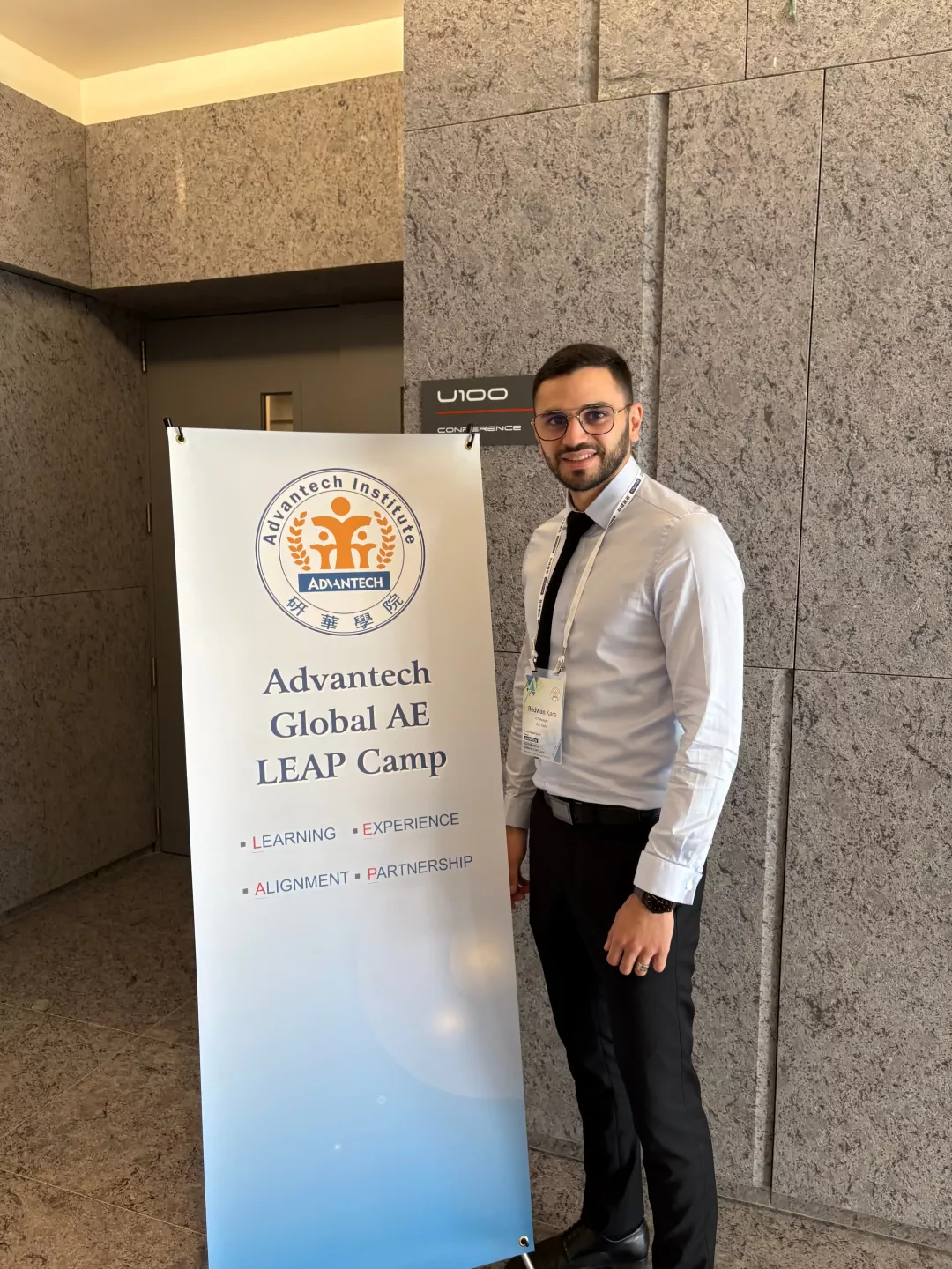 Redwan Kara al LEAP CAMP 2025 di Advantech Taiwan