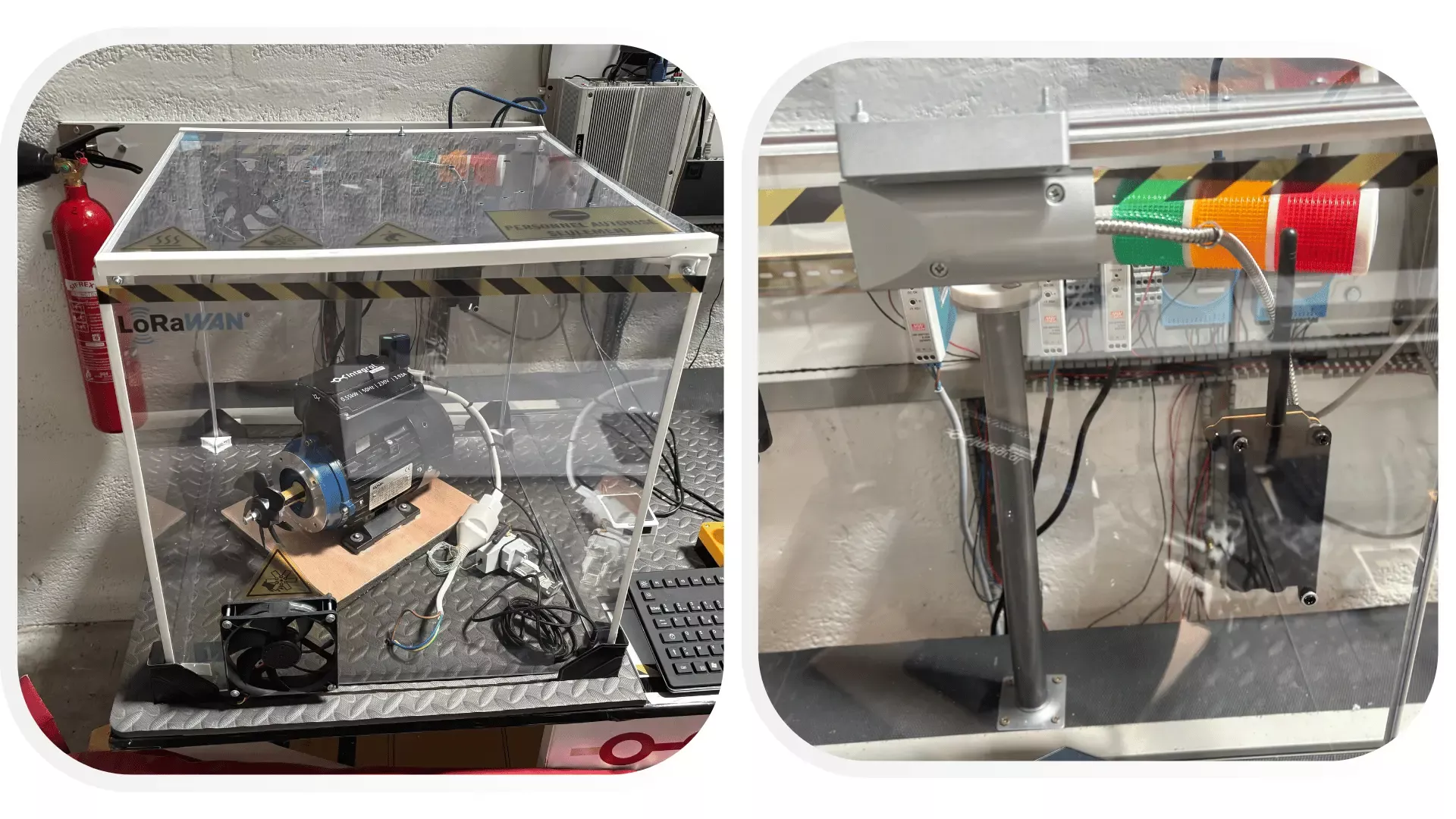 Physical installation of the sensor on the motor cube